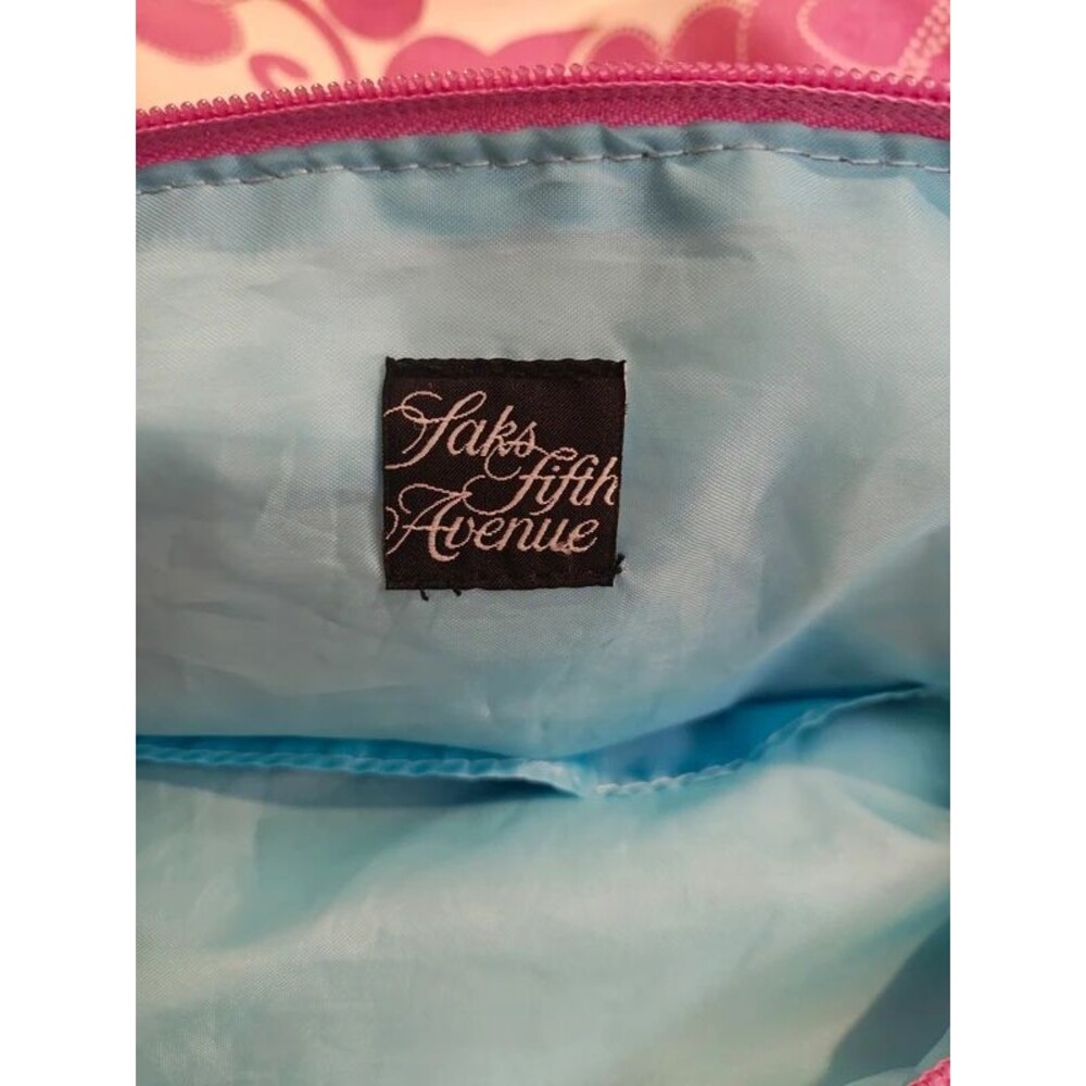 Saks Fifth Avenue Floral Fabric Shoulder Bag